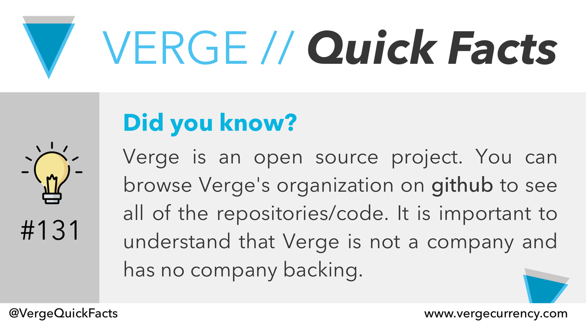 VergeQuickFacts's tweet photo. #131

#vergecurrency $XVG #bitcoin $BTC #btc #Blockchain #cryptocurrency #Verge #XVG #crypto #altcoin #altcoins #fintech https://t.co/ZMRAPhrfDd