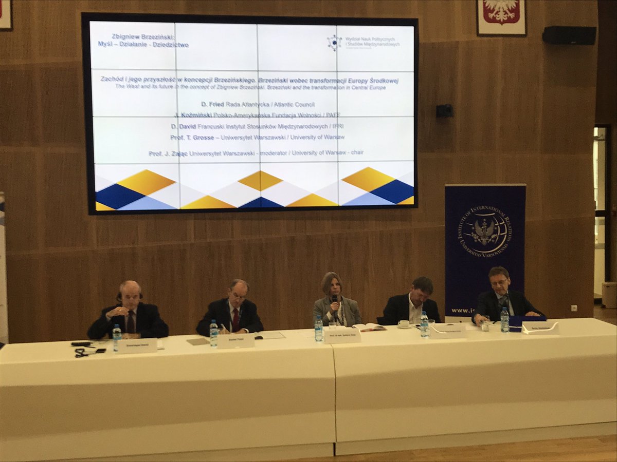 Drugi dzień konferencji o prof. Brzezińskim #uw #wnpism #ism #brzezinski #ifri #pafw #atlanticcouncil