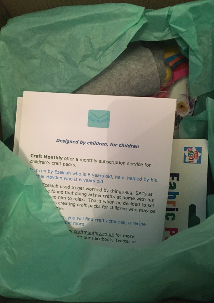 senresourceblog's tweet photo. Perfect timing for #rainyweekend &amp;our #craftweek @craftmonthly box arrived today! Looks great!  Review coming soon 😊 https://t.co/Akhm3keJ6b