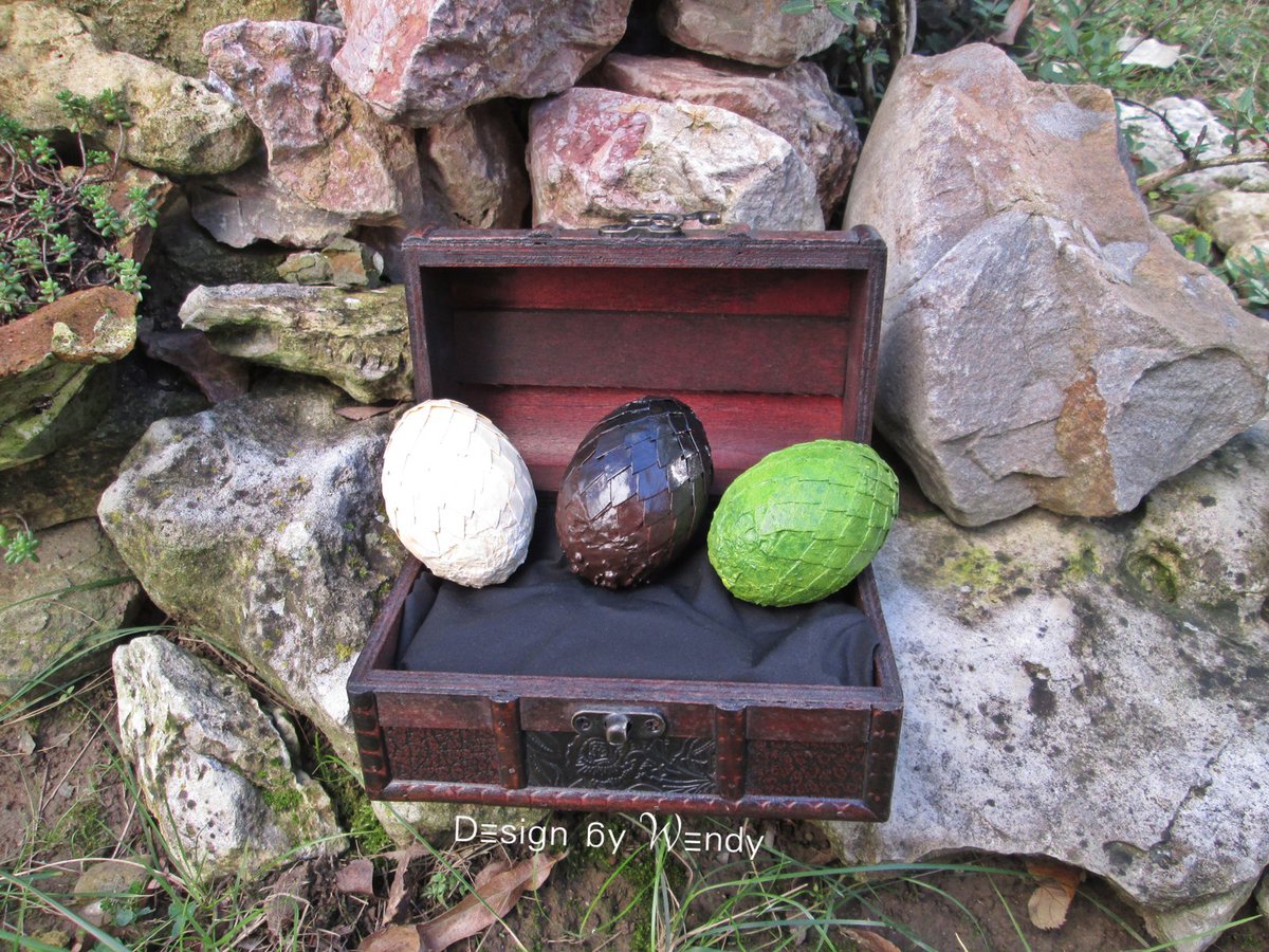Design_by_Wendy's tweet image. Game of Thrones dragon eggs. Dracarys! etsy.com/DesignByWendyB… #GameofThrones #daenerys #DaenerysTargaryen #motherofdragons #FANTASY