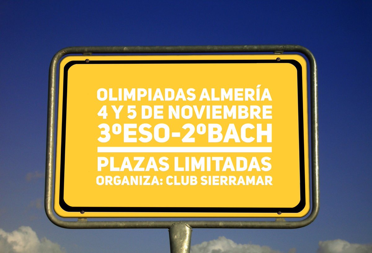 Club_Sierramar's tweet photo. No te quedes sin plaza!!!
@AlmedinaClub gracias por invitarnos!!! 🎾🏐⛹🏻‍♀️🏃🏻‍♀️ https://t.co/vIosdJkPR4