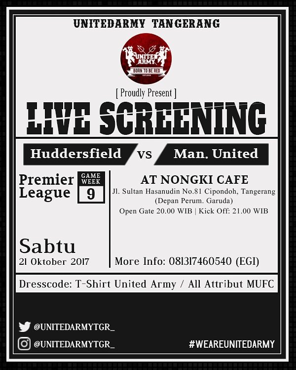 Tonight!
Live Screening
O.P 20.00, K.O 21.00
Lets join us!