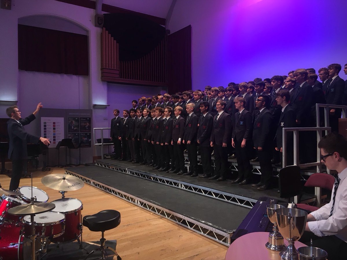 AlisterPike1's tweet photo. Couldn't be prouder of these boys. They worked so hard and produced a splendid performance to win the senior singing. https://t.co/K68lPwzinq