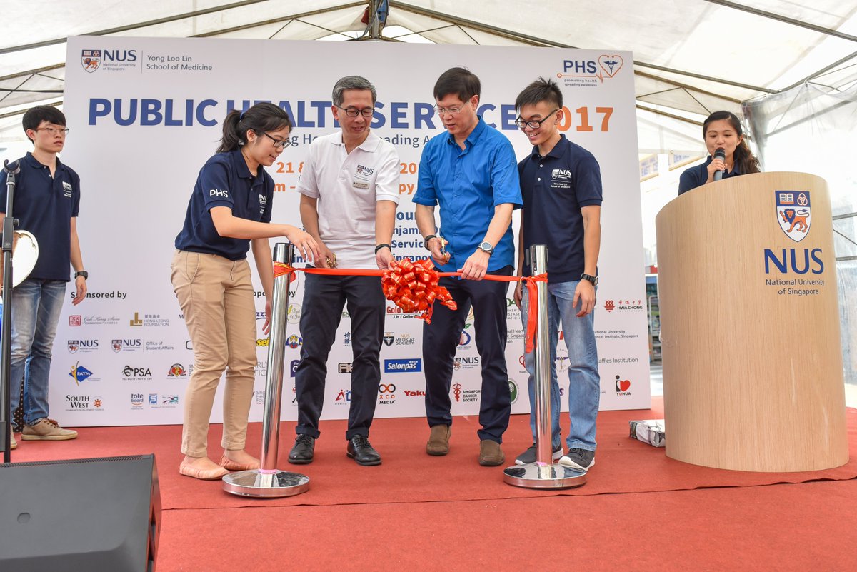 NUSMedicine's tweet photo. #PHS2017: Assoc Prof Benjamin Ong, @sporeMOH launched the event this morning, and more than 400 participants have been screened by 1pm. https://t.co/k9EXQQ2itq