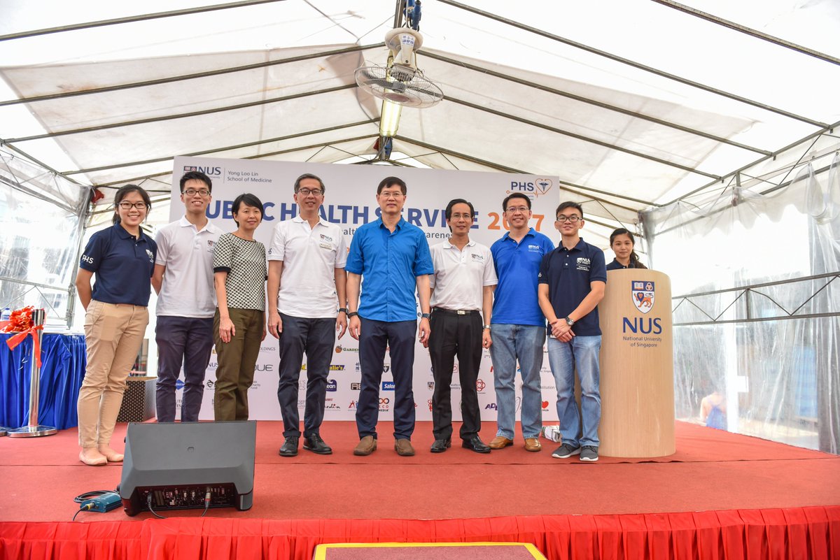 NUSMedicine's tweet photo. #PHS2017: Assoc Prof Benjamin Ong, @sporeMOH launched the event this morning, and more than 400 participants have been screened by 1pm. https://t.co/k9EXQQ2itq
