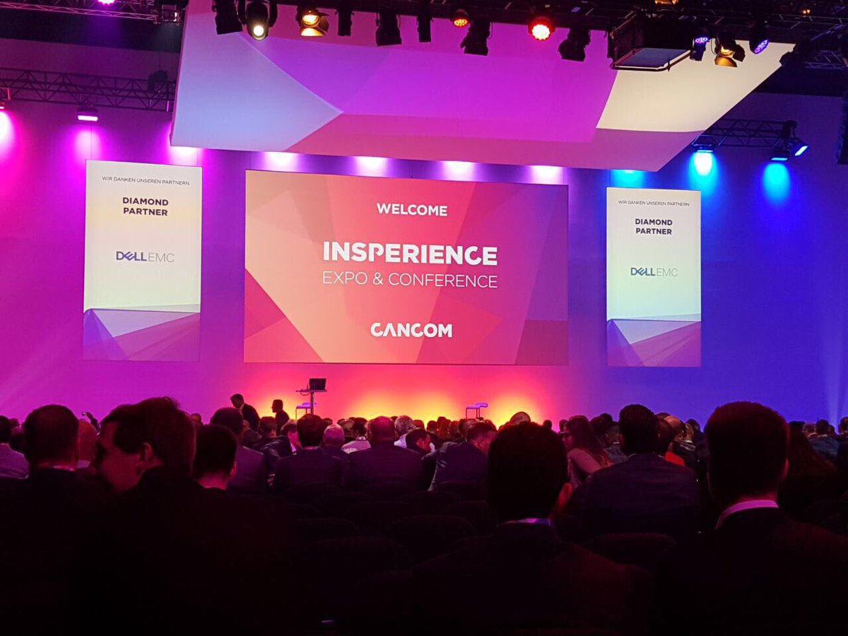 DinkoEror's tweet photo. Starting now. 25th anniversary event #INSPERIENCE of #DellEMC Partner @CANCOM_ ! https://t.co/iG1V2Vk40n @WeinmannKlaus https://t.co/m0W2ZDlIT4