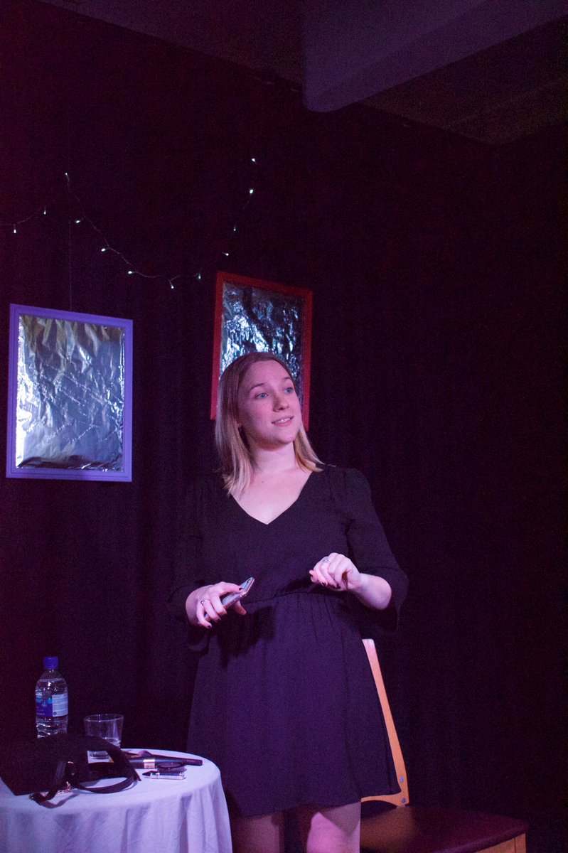 FemmTheatre's tweet photo. Just some of the wonderful No One Wants A Pretty Girl production shots by @kathytre from Monday's show @BreadandRosesTC #NOWAPG https://t.co/Ns70yN954w