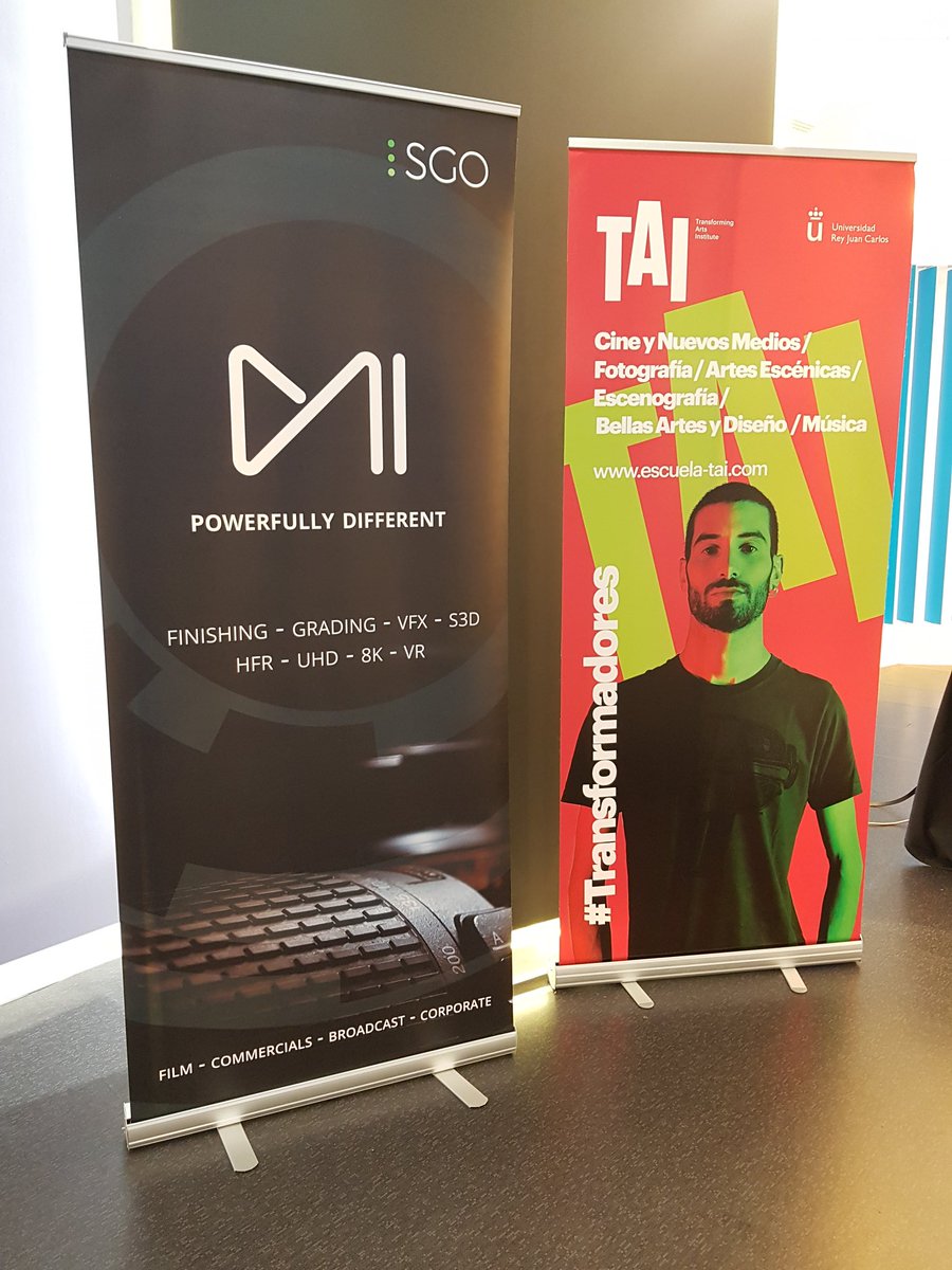 SGO_group's tweet photo. Todo listo para el taller de postproducción y VFX en el #SpoilerFest https://t.co/4UlyNLZM70