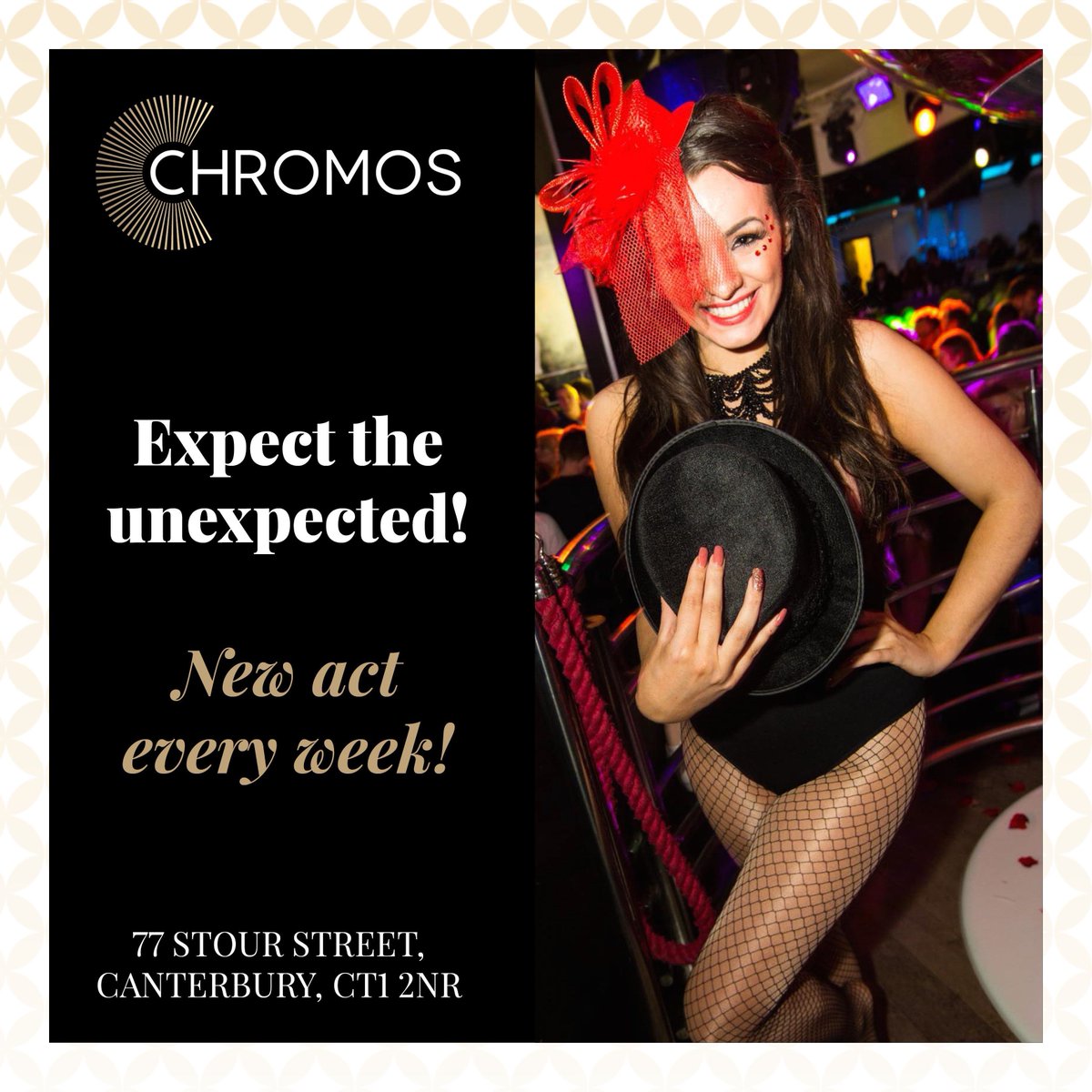wearechromos's tweet photo. Want to be apart of Canterburys most unique entertainment?
Enquire now 👉🏼https://t.co/wpJl6TWKQz
#circusentertainement #nightout https://t.co/4fKvbypgWT