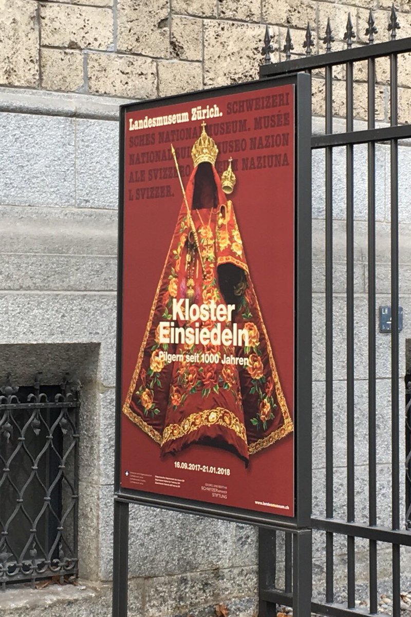 theotherwok's tweet photo. Fucking Hell, Switzerland! Can you be MORE exacting in making people of color invisible?! She's the black fucking madonna!! @landesmuseum https://t.co/fUvS7eVo2A