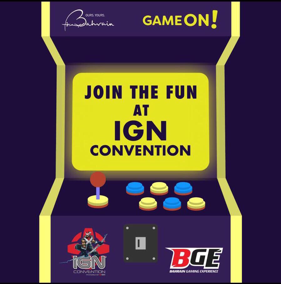 tourismbh's tweet photo. Join us on the last day for IGN Convention @BAH_Int_Circuit
#Bahrain #Events #Tourism #BahrainOursYours #IGNconvention #IGN https://t.co/uNC7R6Qfal