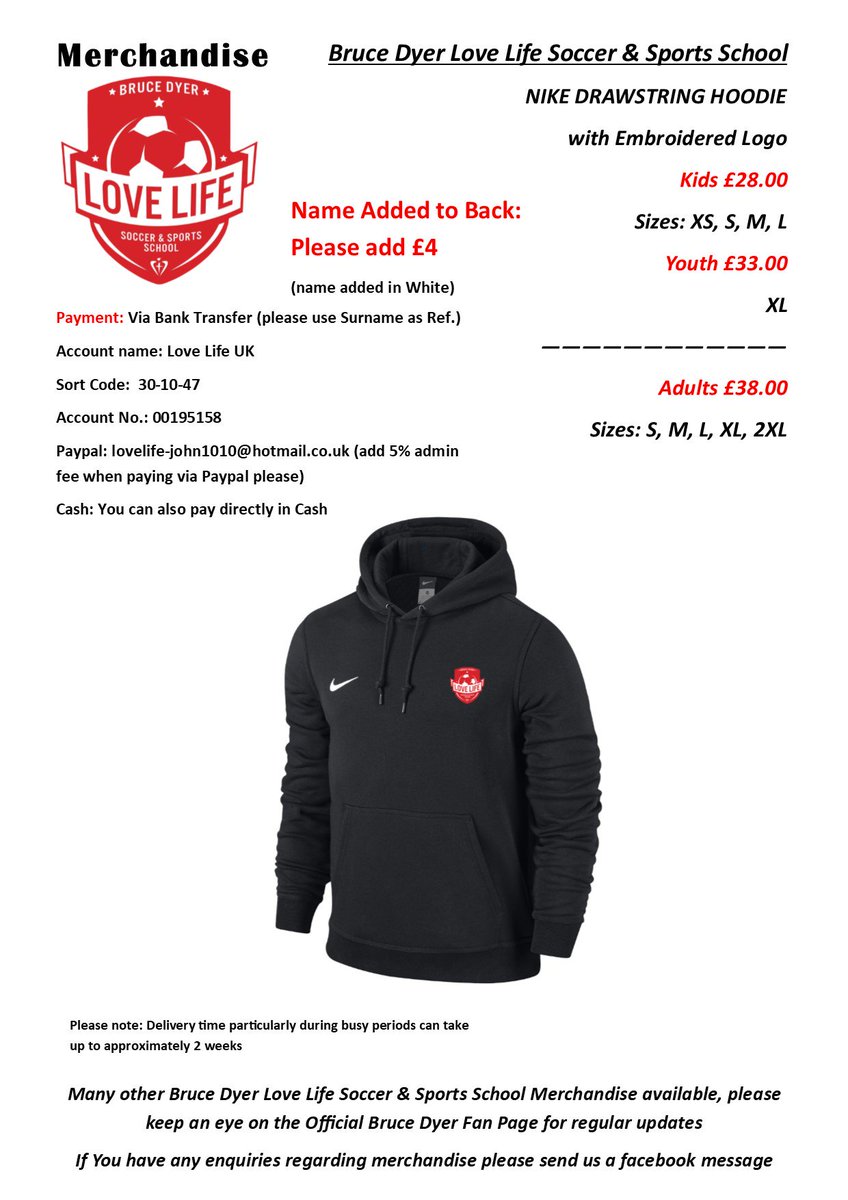 BdllssM's tweet photo. Great drawstring #Nike hoodie with embroidered logo also available in Red #betterbarnsley #barnsleyisbrill #barnsleyhour https://t.co/2I1RNquAcr