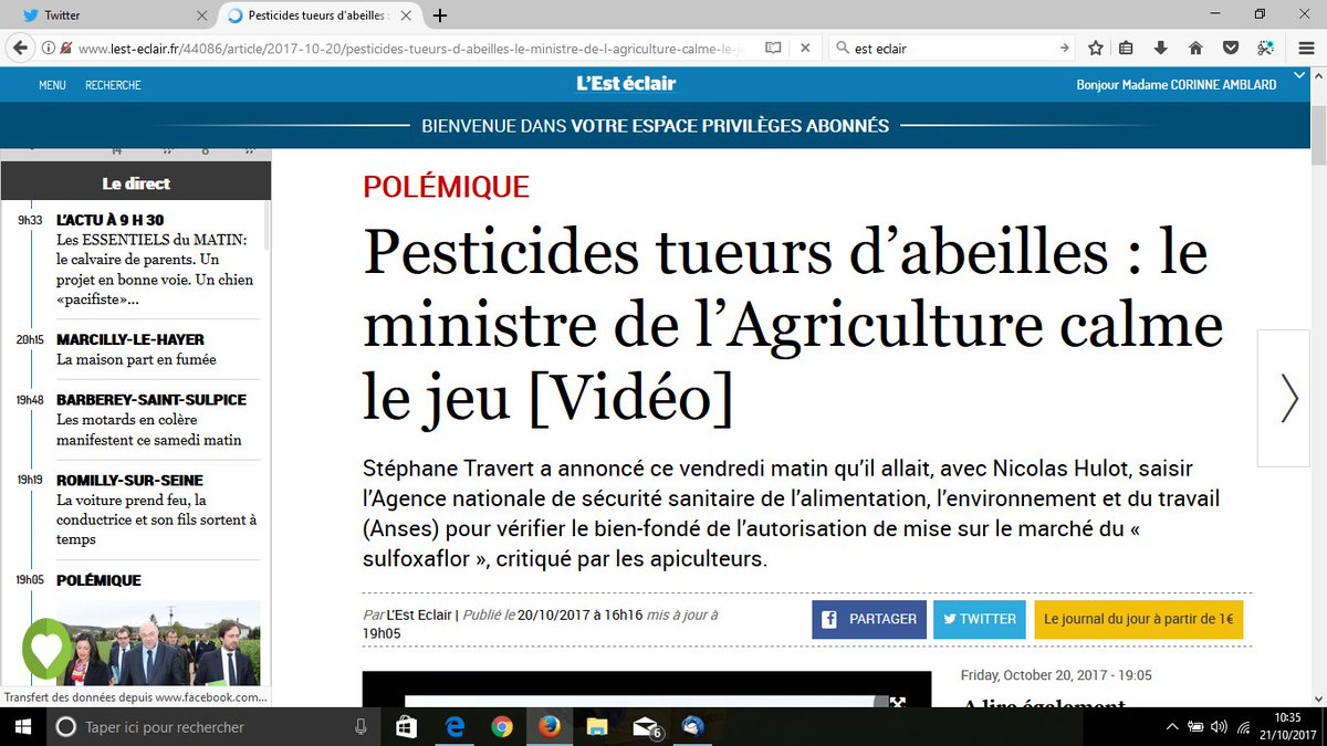 dr_blanram's tweet photo. j'adore le titre de l'#Esteclair : on se met aux gaming au ministère de l'agriculture??? https://t.co/APlsIXN6kx