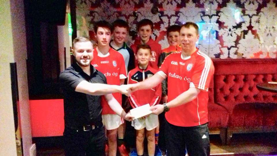 Thanks to <a href="/MoesCookstown/">Moe's</a> for sponsoring <a href="/tulachogHC/">Cumann Tulach Óg</a> under 13 team this Sunday in the <a href="/Doiregaa/">Derry GAA</a> League Finals Tulach Óg abú🔴⚪️#hurling