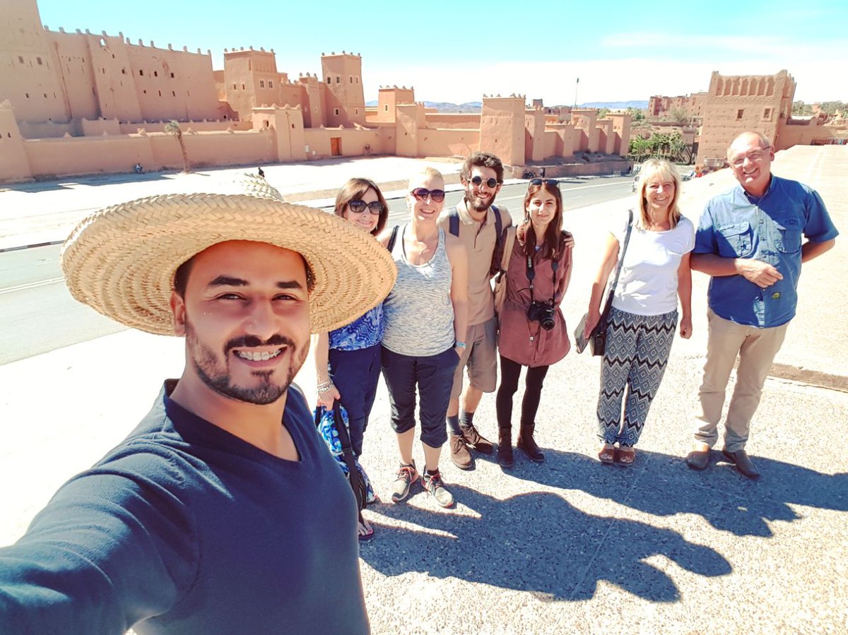 ClickExcursion's tweet photo. In #Ouarzazate and #AItbenhaddou with our driver Oussama
"We had a fun with #ClickExcursions"
#MoroccoIsMuchMoreBeautiful https://t.co/XKGMKUKpB1