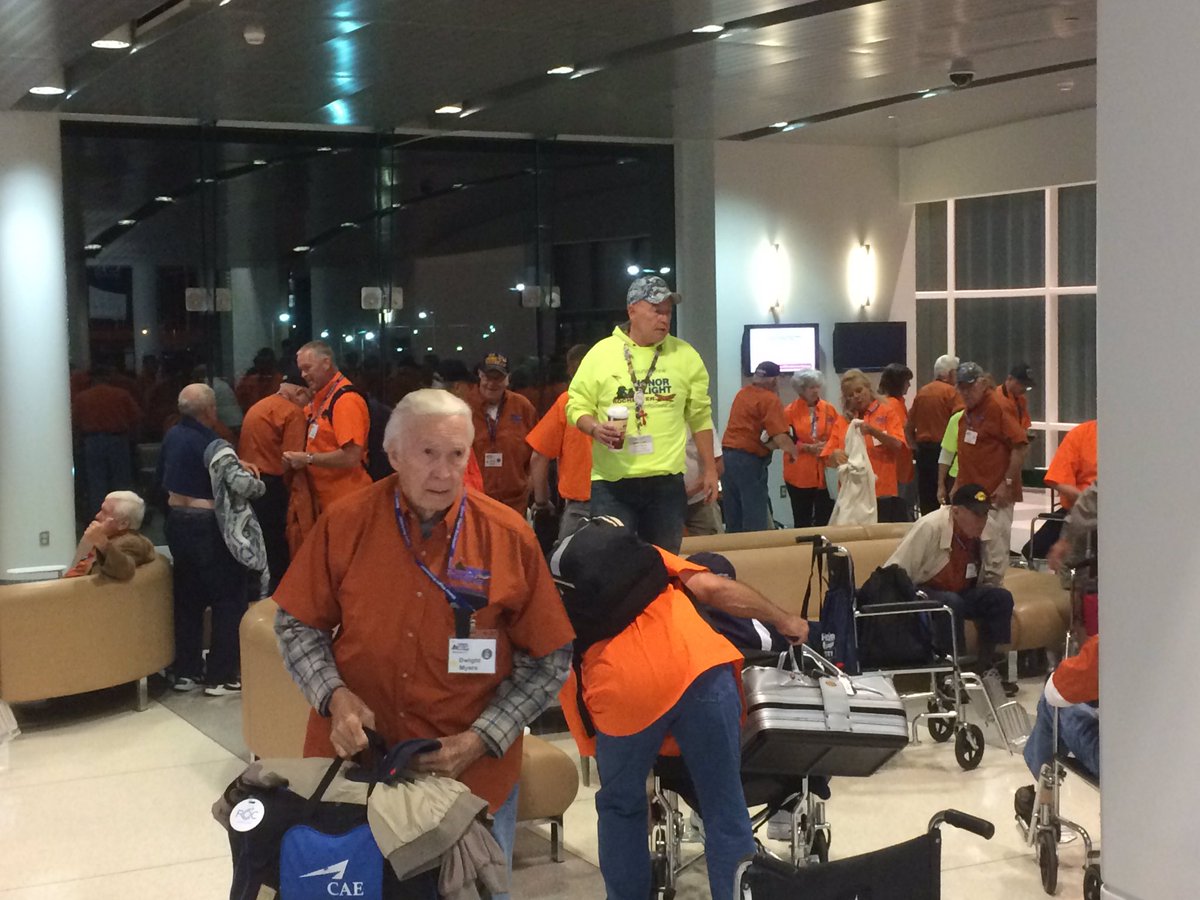 peterglennon's tweet photo. #HonorFlightRochester #Mission57 #Ready2ROC #ROC https://t.co/TSFhFLkPIF