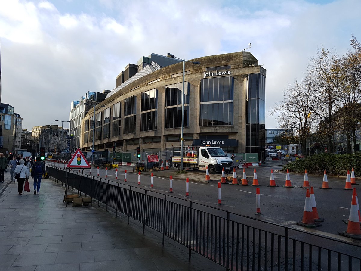 johnibbotson1's tweet photo. @johnlewisretail in Edinburgh being reconstructed what a mess! #Retail https://t.co/sQOifXqnCF