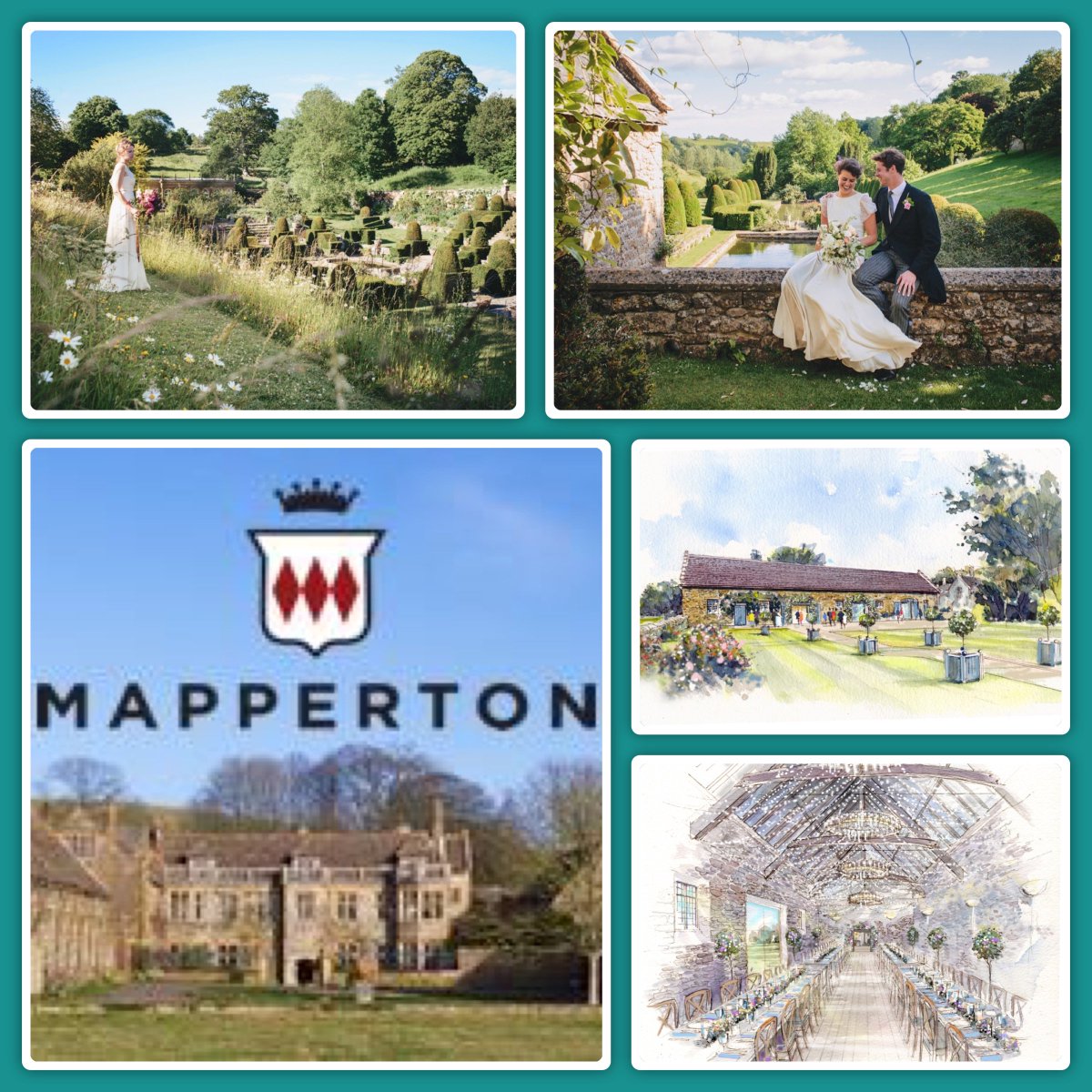 Exciting news for #Dorset #WeddingVenue <a href="/mapperton/">Mapperton House & Gardens</a> their #coachhouse will be available for #weddings from #May2018 😍 bit.ly/2ilbpxb