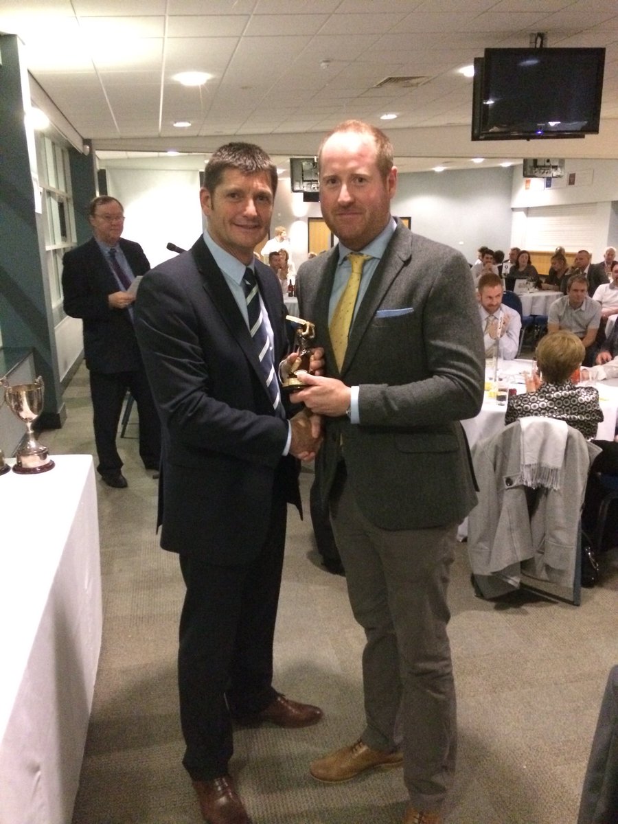 Congratulations to our very own James Davidson for winning the Division 2 batting averages. He received his award at the recent WCL dinner