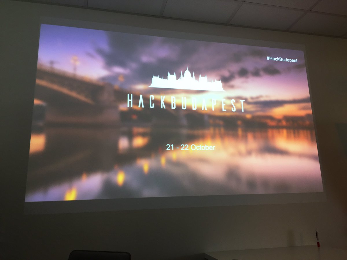MLHacks's tweet image. Time to kick of #HackBudapest in ☀️ 🇭🇺