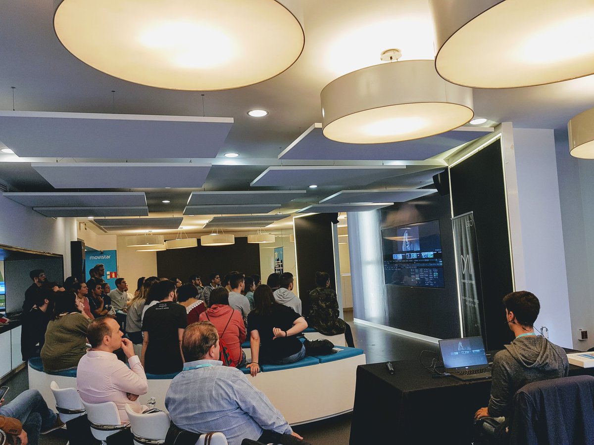 SGO_group's tweet photo. Mistika workshop mode: On! You can find us at #SpoilerFest Madrid! https://t.co/VPItJobieo