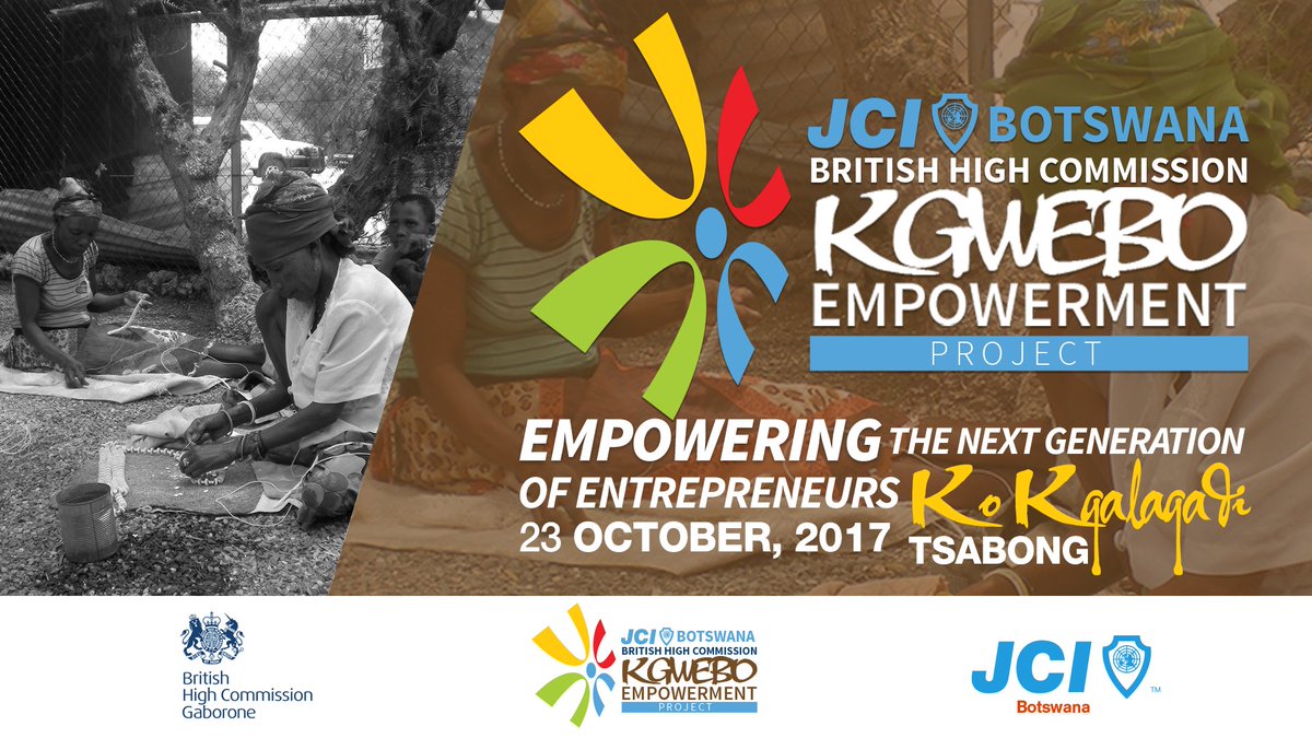 JCIBotswana's tweet photo. JCI Botswana&amp;British High Commission Business Empowerment Project has finally come,Tsabong is the place to be 23 October @Batshweneng https://t.co/vG8GXLqx4U