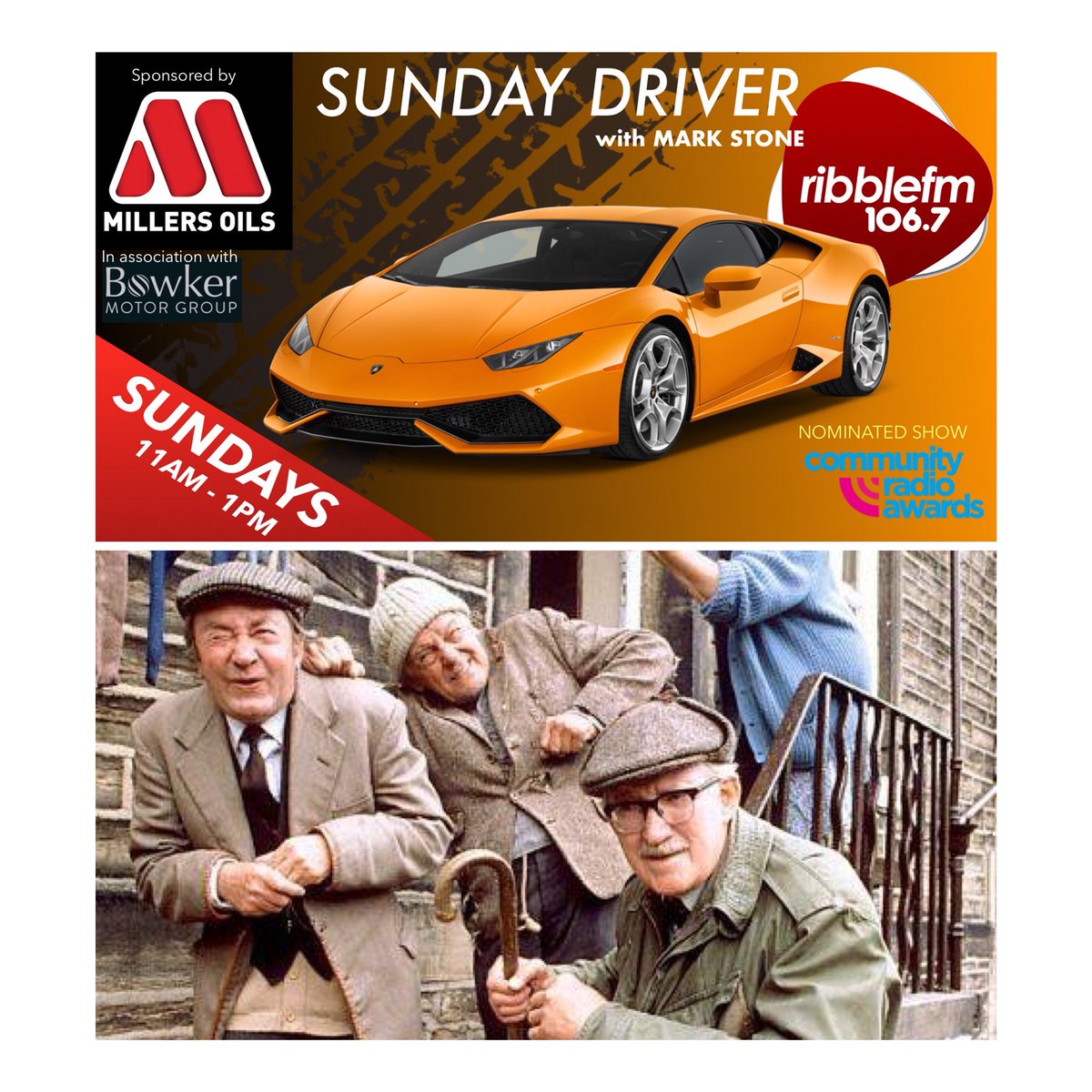 markhstone1's tweet photo. #Yorkshire lad &amp; car values expert #MartinWard is on t’show tomorrow! So tune into #SundayDriver @ribblefm from 11am https://t.co/5ekUvMGDMe