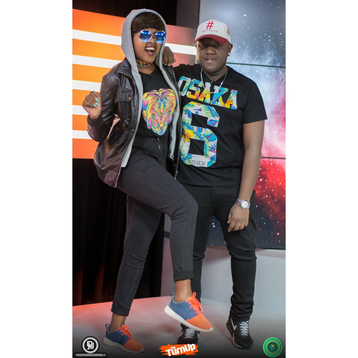 DjJoeMfalme's tweet photo. East Africa rise up... It's #TheTurnUp with your favorite people @amina_kenya & I on @maishamagiceast. Tune in now! https://t.co/Y85O4HRfc6