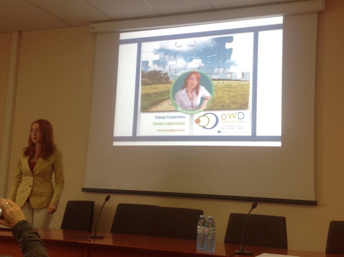 jserrano's tweet photo. @caminologa Trabajo cooperativo. #OWD2017 https://t.co/XJKCGPao9o