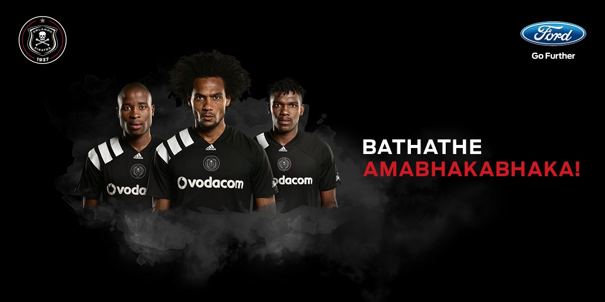FordSouthAfrica's tweet photo. How much do you love the Bucs? Retweet to show your support! 2017 #SowetoDerby. Siyabangena! #PiratesDriveFord https://t.co/9VfCAkjaM7