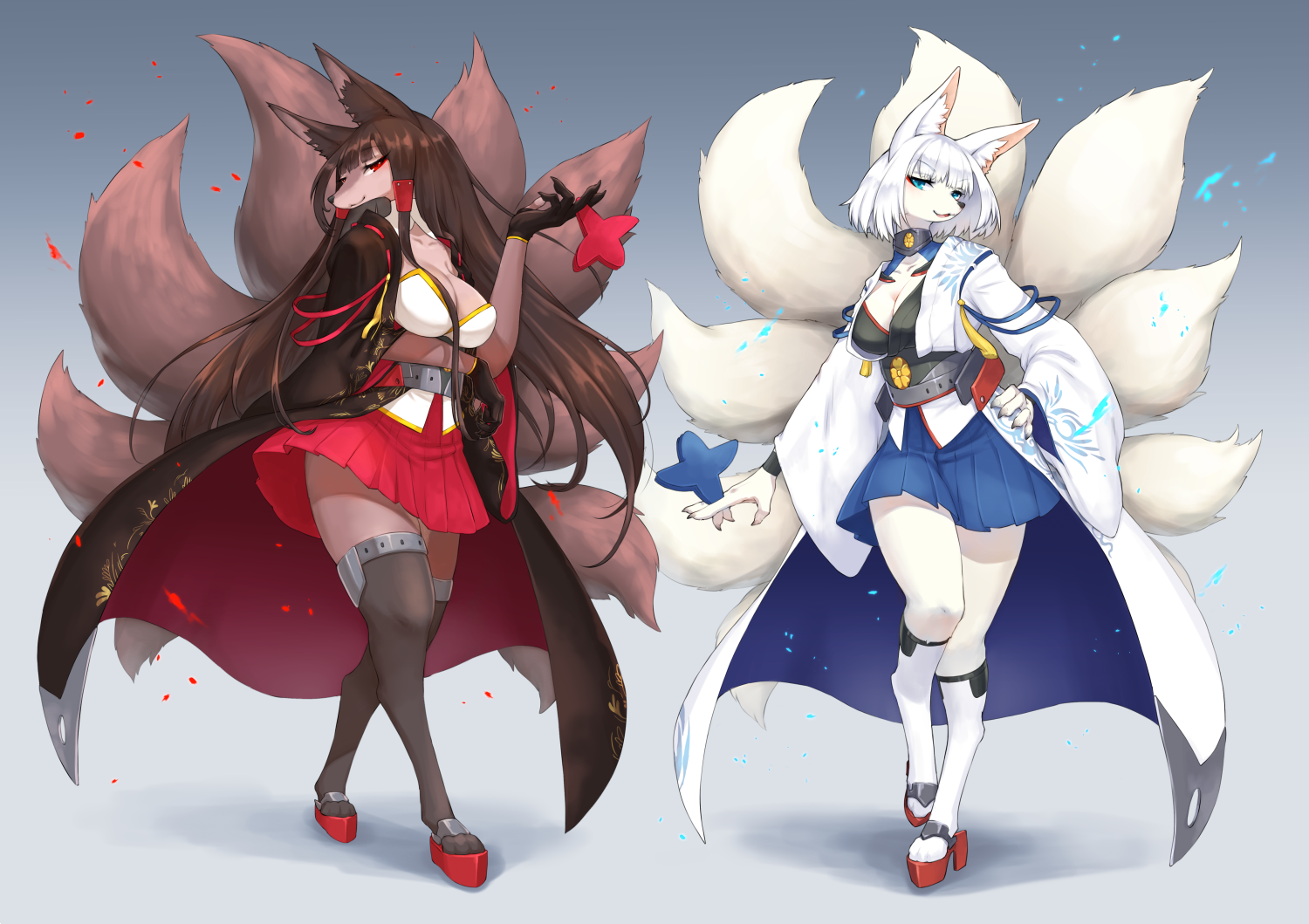 アズールレーン　赤城　 アズールレーン　加賀 アズレン 赤城＆加賀 - hajikaのイラスト - pixiv