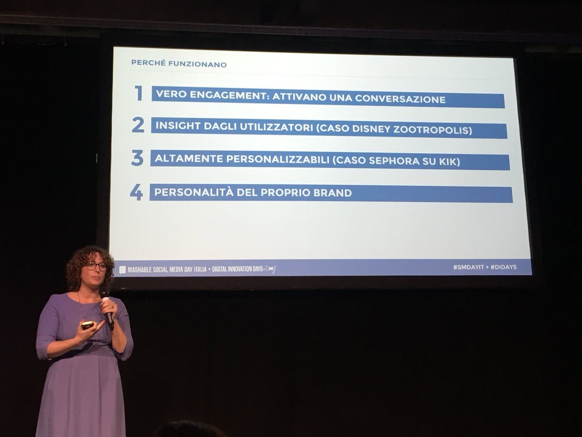 marcod69's tweet photo. Perché funzionano i #chatbot 
#engagement #personalizzazione #Insight @cripozzi81 #SMDAYIT #DIDAYS #crmday2017 @TriwebSrl https://t.co/H9J90wvMqZ