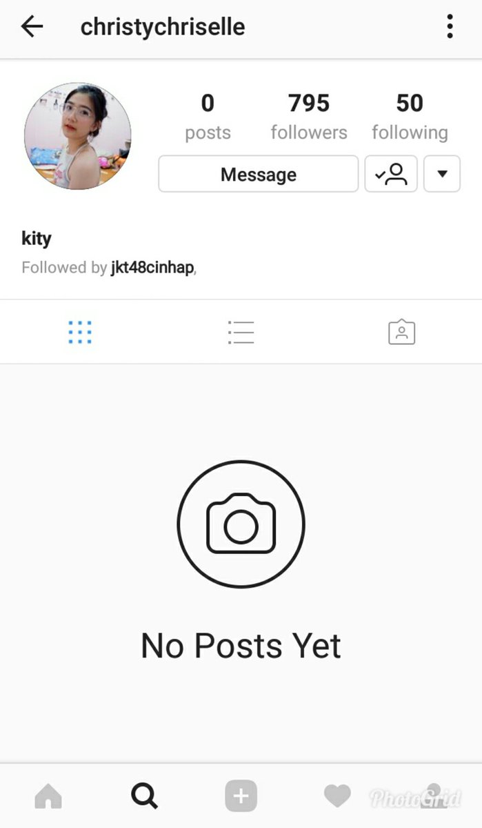 LET'S FOLLOW INSTAGRAM CHRISTI~~~