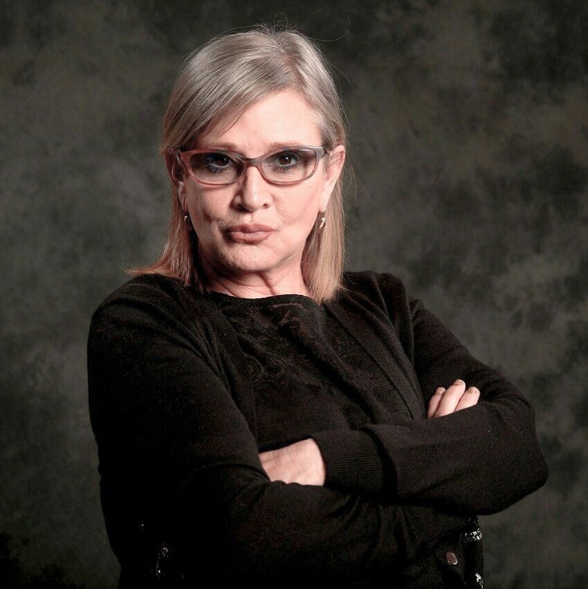 Happy birthday carrie fisher, I hope you are doing what you do best xoxo 