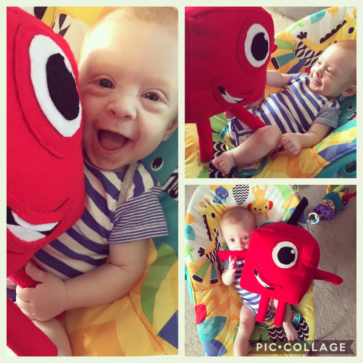 Jennylburns's tweet photo. When they don't make toys of your babies fav show... you make your own! @numberblocks #secondseriesplease https://t.co/B3gjcSz7YJ