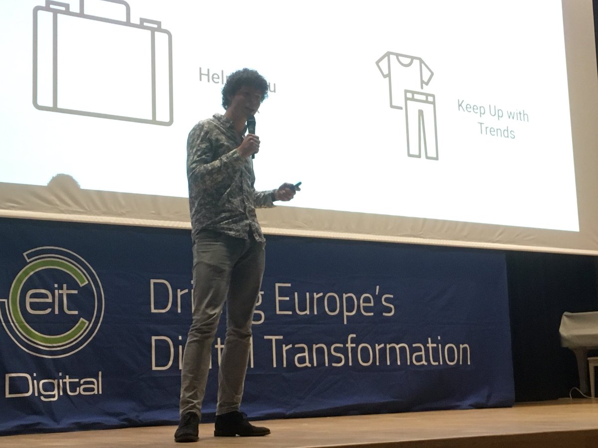 karinoostt's tweet photo. Having fun listening to pitches of students EIT Digital Master School #kickoff17. Awesome ideas! https://t.co/O8aDPEY1Nq