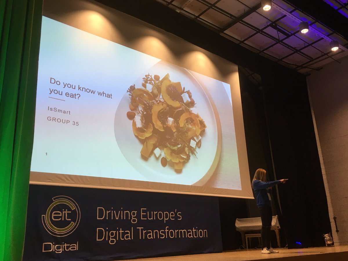 karinoostt's tweet photo. Having fun listening to pitches of students EIT Digital Master School #kickoff17. Awesome ideas! https://t.co/O8aDPEY1Nq