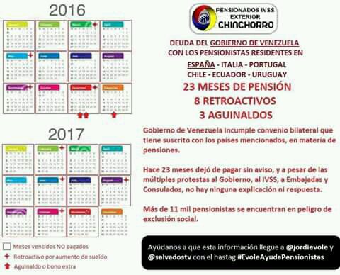 marahuaka01's tweet photo. @jordievole @salvadostv incluien el programa de Venezuela este delicado tema #EvoleAyudaPensionistas sin cobrar 2año https://t.co/kLImHWNxKz