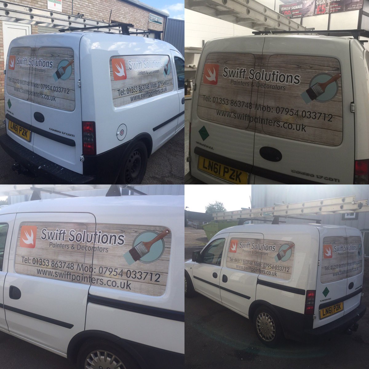 Van completed today for Swift Solutions #painter #decorator #ely #cambridge