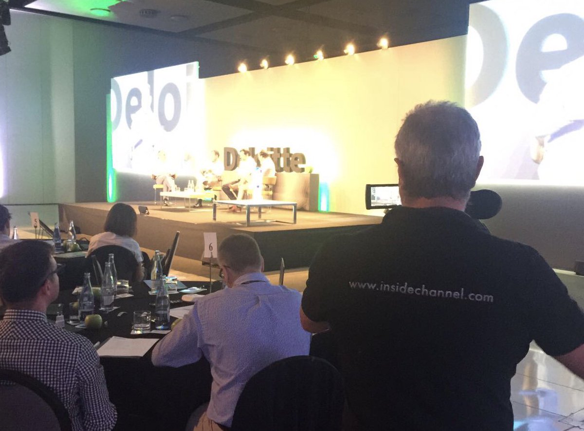 InsideChannel's tweet image. Rodando hace unos días para Deloitte en Port Aventura.