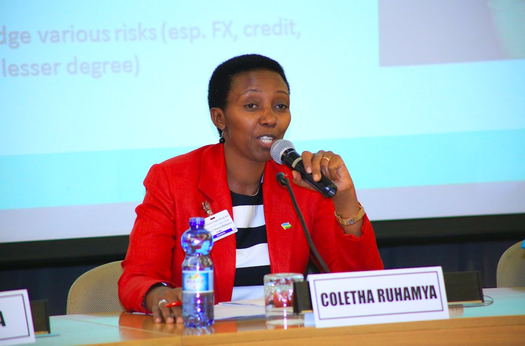 EnvironmentRw's tweet photo. Photos: @REMA_Rwanda DG @cruhamya and @GreenFundRw's Alex Mulisa share #Rwanda's experience at @gggi_hq #GGGWeek2017 https://t.co/PfFlQqgAMA https://t.co/DJc9oesV65