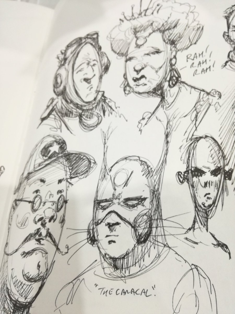 hesir's tweet photo. #Drawing and #sketching at #HullHorrorFest... #Sketchbooks https://t.co/JR9ClzFBrl