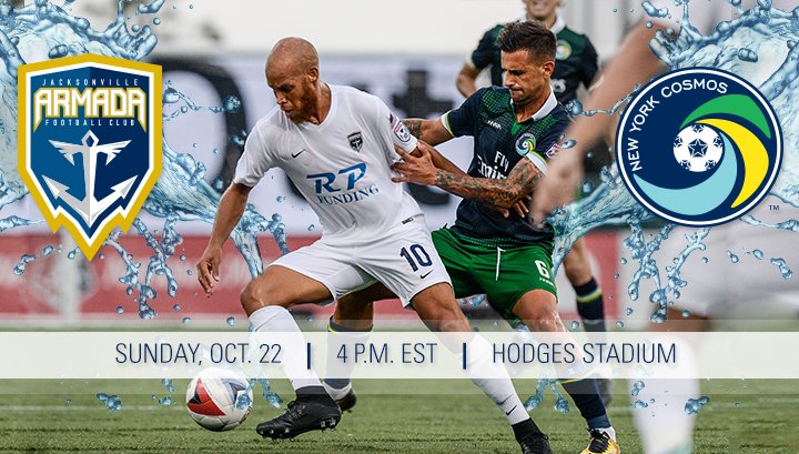 JaxArmadaFC's tweet photo. One word for tomorrow's match against the @NYCosmos? CRITICAL: https://t.co/gZnpDhD4lc
We need your support tomorrow Jacksonville! #JAXvNYC https://t.co/54XfWdpRni