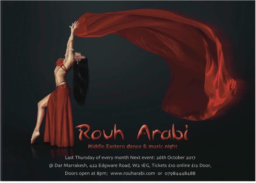 InfinityBelly's tweet photo. We're looking forward to performing here this Thursday. Tkts on sale now. @tarabellydance #RouhArabi #bellydance #london https://t.co/aupLgUHQrC