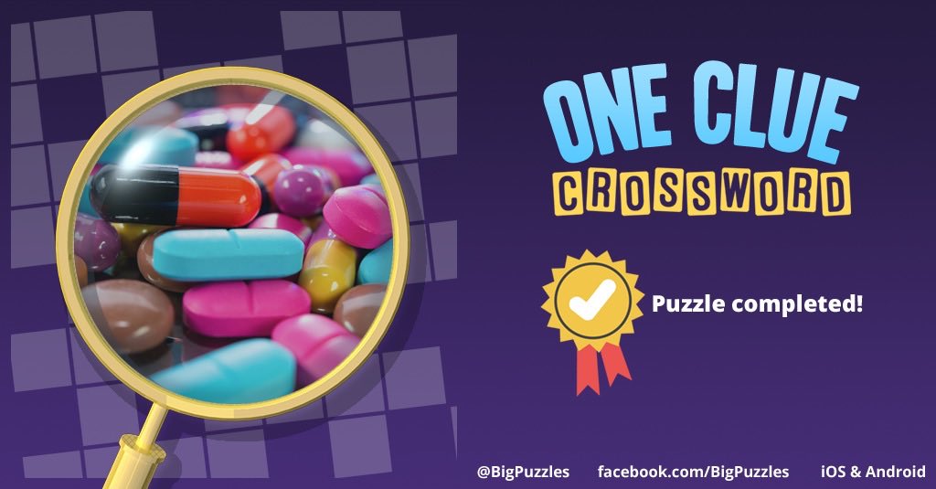 I completed a puzzle in One Clue Crossword. Play now for free!
onecluecrossword.com #OneClueCrossword