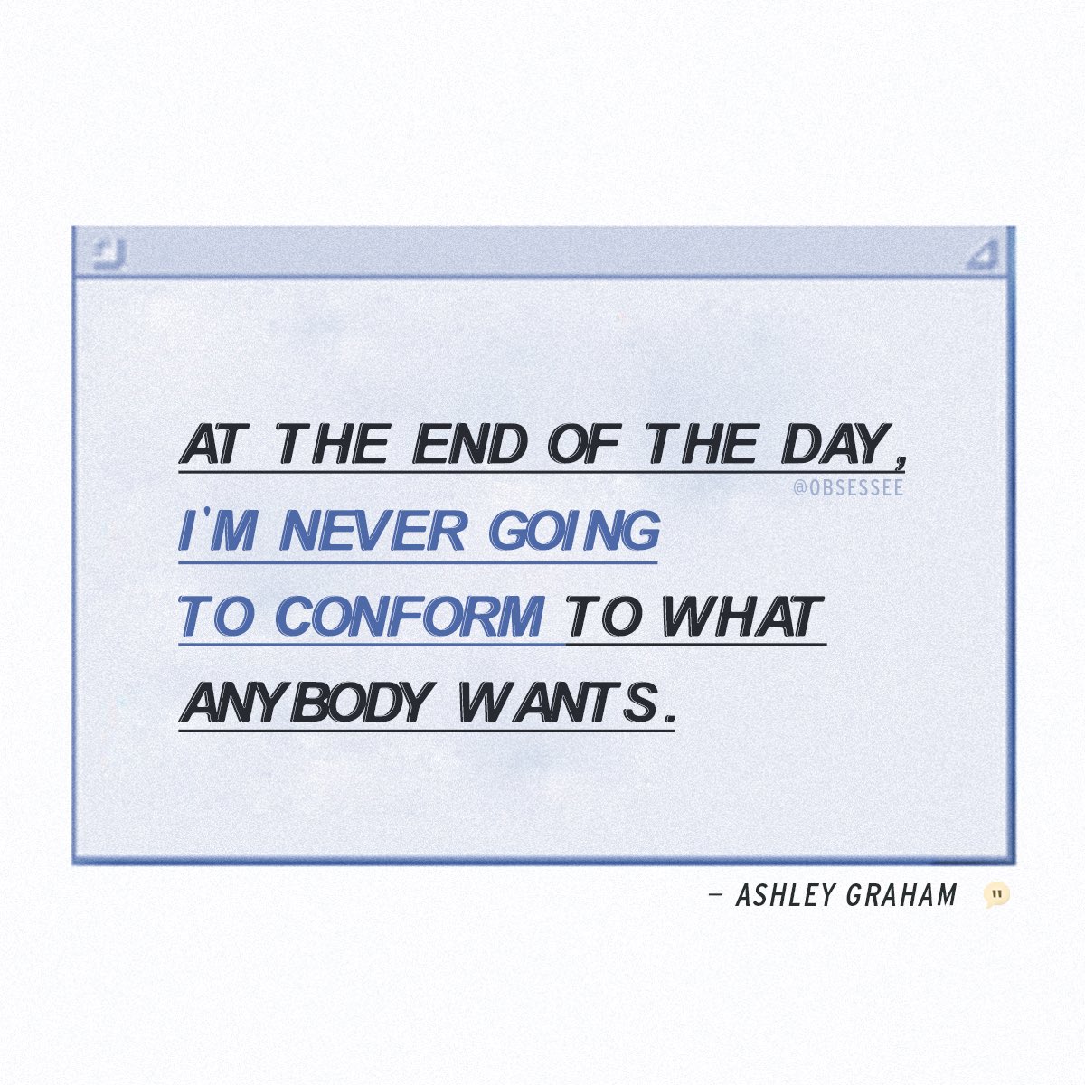 obsessee's tweet image. Sorry 'bout it. 💁🏽 /: #AshleyGraham