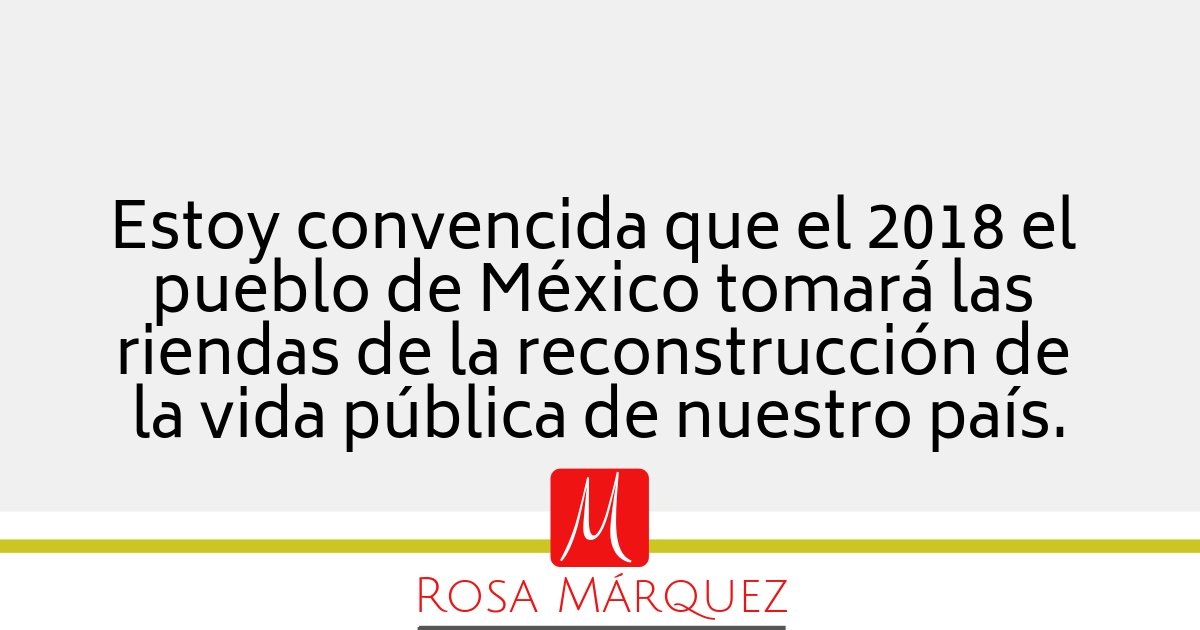 RosaMarquezC's tweet photo. Buenos Días, les deseo excelente fin de semana. #reconstruyamosmexico #morena #rosamarquez2018 https://t.co/CLUzrREmu7