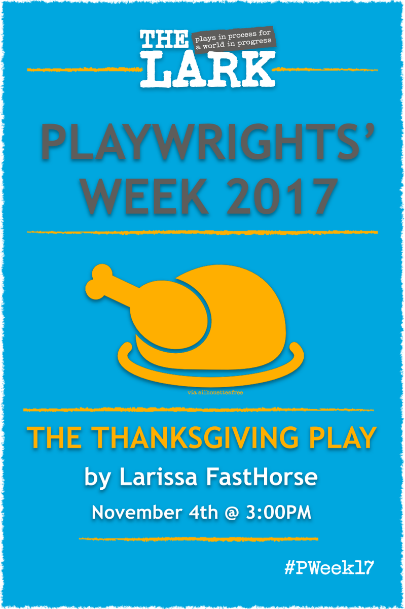 LarkTheatre's tweet photo. To devise a politically correct play, 3 white actors defer to the only Native American in the room. #PWeek17 tix @ https://t.co/kmGDGRHu7K https://t.co/E6tBstlnZM