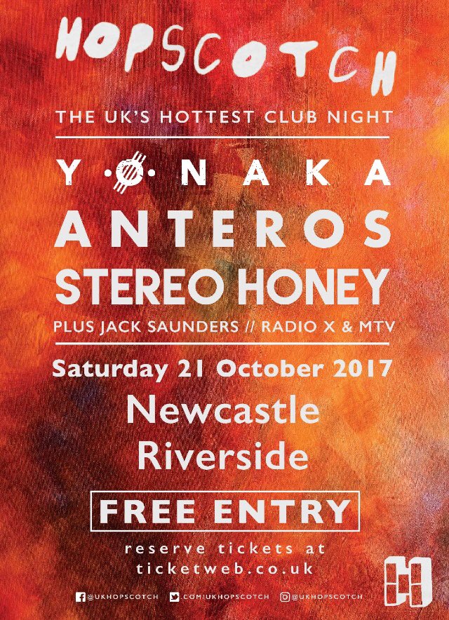 ✖️ // Did you all catch <a href="/weareYONAKA/">YONAKA</a> and Stereo Honey at #HTN17? They play <a href="/RiversideNewc/">Riverside Newcastle</a> tonight for FREE. 

bit.ly/HopscotchNEWC