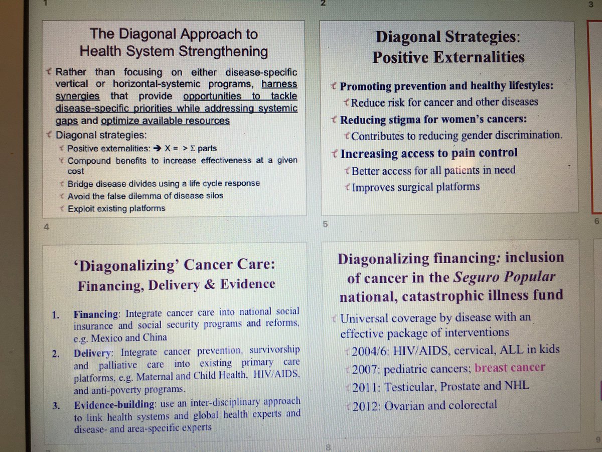 FeliciaKnaul's tweet photo. Integrating #diagonalApproach innovation #health #cancer delivery financing evidence-building #worldoncologyforum #endcancer Thx @marykge https://t.co/1zcodb5yXg